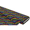 Tissu polyester « léopard », multicolore