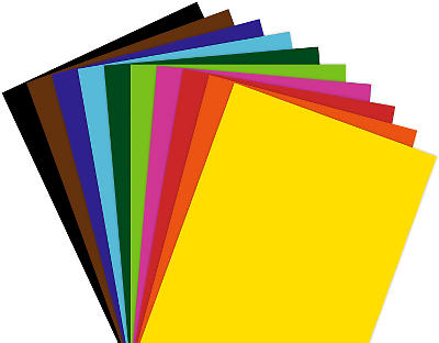 Papier cartonné, multicolore, 50 x 70 cm, 50 feuilles