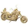 Kit créatif maquette en bois "moto", 30 x 18 cm