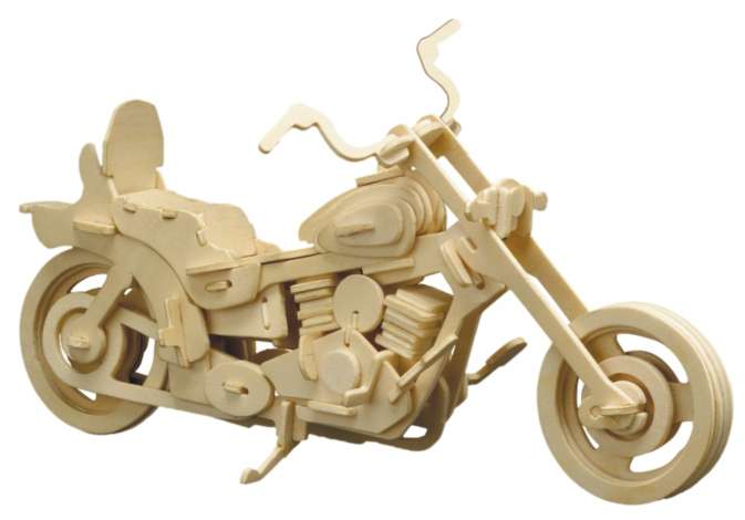 Maquette moto en bois à monter - Ma Caisse à Outil