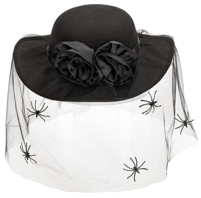 Hut 'Spinnen', schwarz