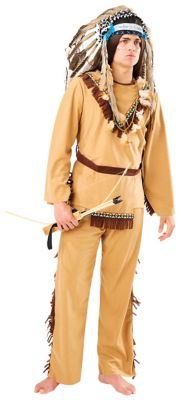 Indianer-Kostüm 'Anoki' für Herren, braun