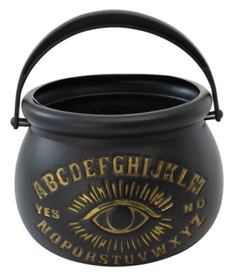 buttinette Kessel Hexe, schwarz/gold