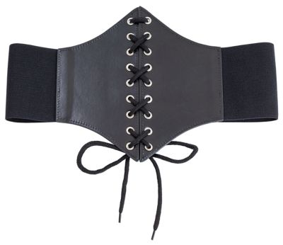 Ceinture 'corset', noir