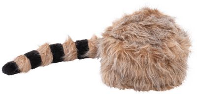 buttinette Mütze Trapper, schwarz/braun
