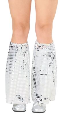 Beinstulpen 'Disco', silber