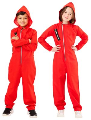 Kinder-Overall 'Bankräuber', rot 