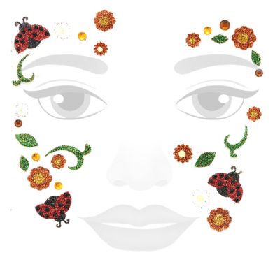 Face Art Tatouage 'coccinelle' 