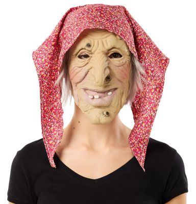 buttinette Maske Hexe, rot