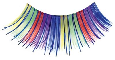EULENSPIEGEL Wimpern 'Regenbogen', bunt