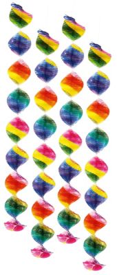 Rotorspiralen, bunt, 4 Stück
