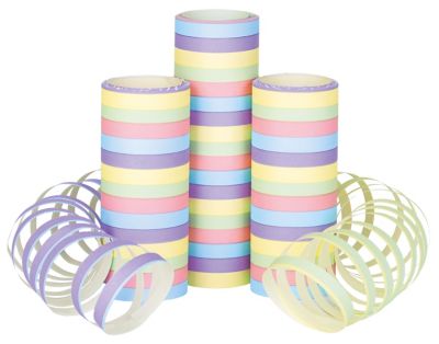 Luftschlangen mehrfarbig, 3 Stück