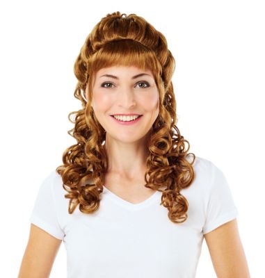 buttinette Lockenperücke Daphne, kupfer