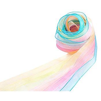 Chiffonbänderpaket 'Pastell', 10 mm, 10x 2 m
