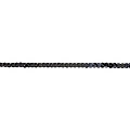 Paillettenband, schwarz, Breite: 6 mm, Länge: 3 m