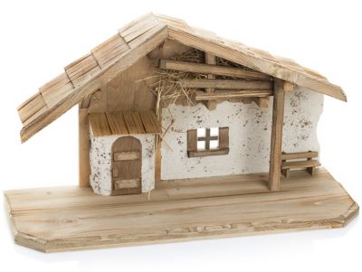 Crèche en bois, 50 x 20 x 33 cm  acheter en ligne sur buttinette