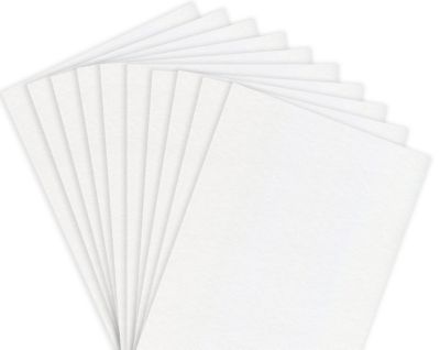 Papier carton, blanc, 21 x 29,7 cm, 50 feuilles