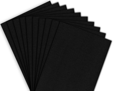Papier cartonné basique - Noir pour Scrapbooking