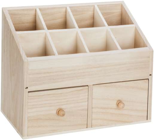 Organisateur de bureau en bois