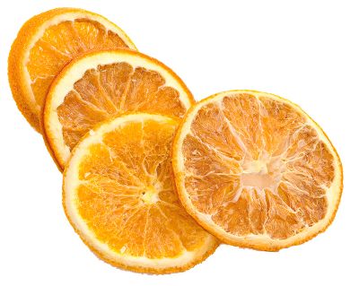 Lot de 20 tranches d'orange séchées et 20 bâtons de cannelle