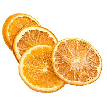 Orangenscheiben, 5–6 cm, 20 Stück