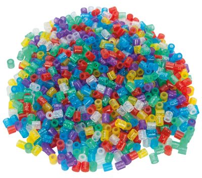 Lot de 1000 perles à repasser - Plastique - Multicolore