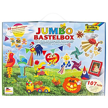 folia Jumbo-Bastelbox, 107 Teile
