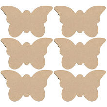 MDF-Schmetterlinge, 14 cm, 6 Stück