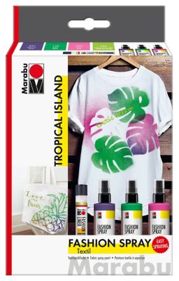 Marabu Peinture pour textile Fashion Spray 100 ml, Noir