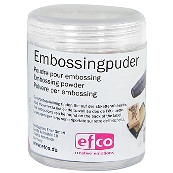 Embossing-Puder, weiss, 10 g