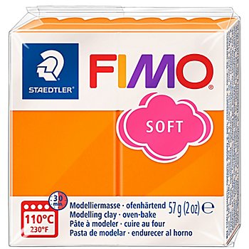 Pâte FIMO Soft, mandarine, 57 g