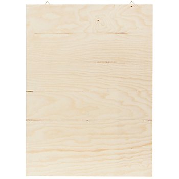 Holz-Schild, eckig, 40 x 55 cm