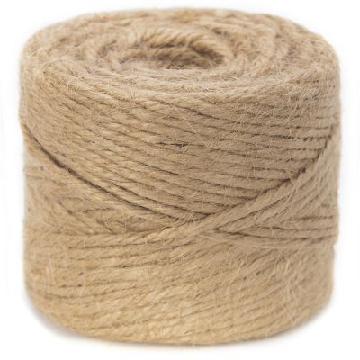 Fil de jute naturel 2 mm x 50 m couleur au choix beige