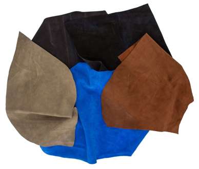 Chutes de cuir véritable, couleurs assorties - 500 gr - Patchwork - 10  Doigts