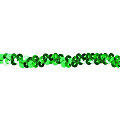 Ruban élastique à paillettes, vert, 10 mm, 3 m