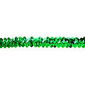 Ruban élastique à paillettes, vert, 20 mm, 3 m