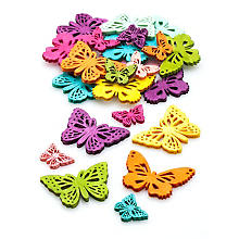 Streuteile 'Schmetterlinge', 2 cm und 4 cm, 40 Stück