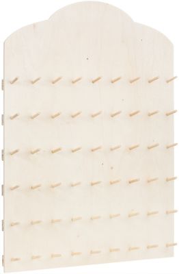 Porte-bobines en bois pour 54 bobines, 35 x 50 cm