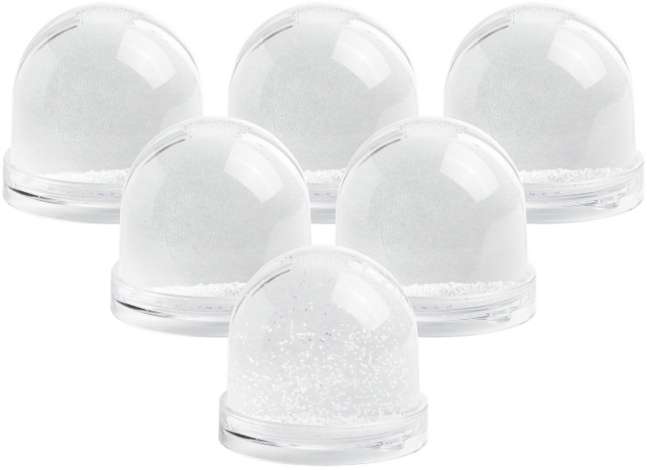 Heyda Schneekugel 9 X 9 Cm 6 Stuck Online Kaufen Buttinette Bastelshop
