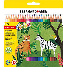 Crayons de couleur, multicolore, 24 crayons