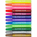 Colle à paillettes "glitter-glue", 12 couleurs