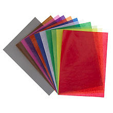 buttinette Transparentpapier, bunt, A4, 50 Blatt