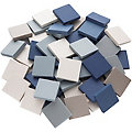 Ceraton Tesselles, tons bleus, 20 x 20 mm, 280 g