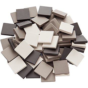 Ceraton Tesselles, tons gris, 20 x 20 mm, 280 g