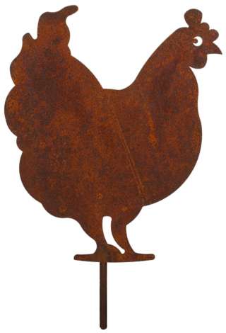 Rost Huhn Aus Metall Braun 20 Cm Online Kaufen Buttinette