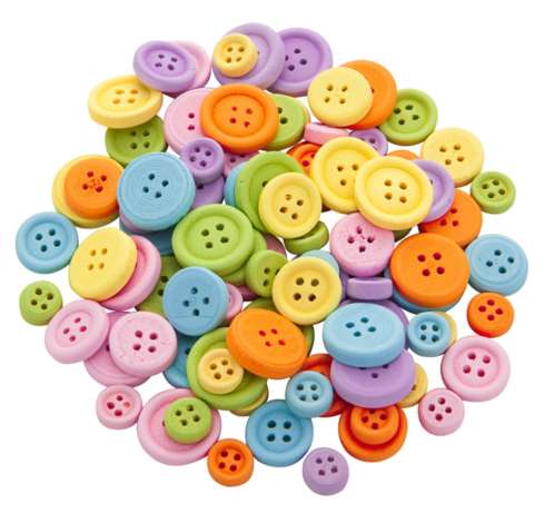 Deko Knopfe Aus Holz Pastell Online Kaufen Buttinette Bastelshop
