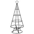 Metall-Weihnachtsbaum, schwarz, 82,5 cm