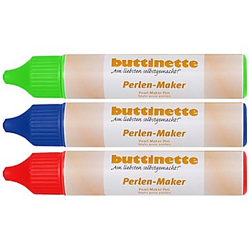 buttinette Perlen-Maker 'Grundfarben' 3x 30 ml