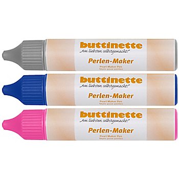 buttinette Perlen-Maker Set 'Trend' 3x 30 ml
