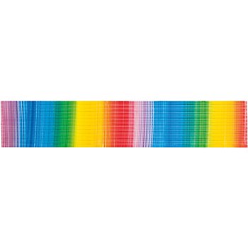 Verzierwachsstreifen 'Regenbogen', 22 cm, 13 Stück